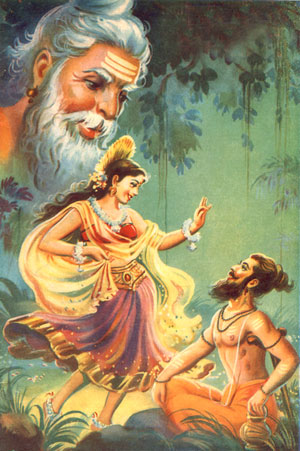 चित्र:Vishwamitra-Menaka.jpg