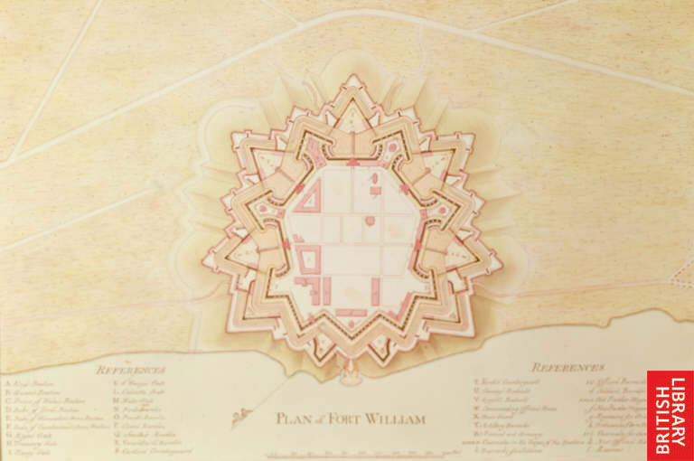चित्र:Plan-Of-Fort-William.jpg