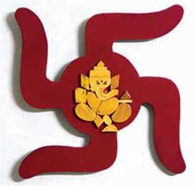चित्र:Swastika-Ganesha.jpg