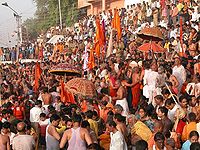 सिंहस्थ कुम्भ मेले का दृश्य