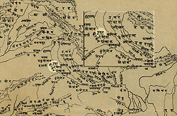 शूरसेन जनपद का नक्शा