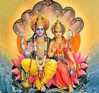लक्ष्मी तथा विष्णु