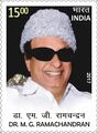 एम. जी. रामचन्द्रन पर डाक टिकट