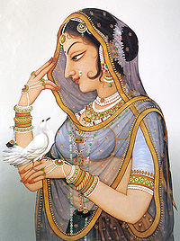 रानी पद्मिनी का अभिकल्पित चित्र